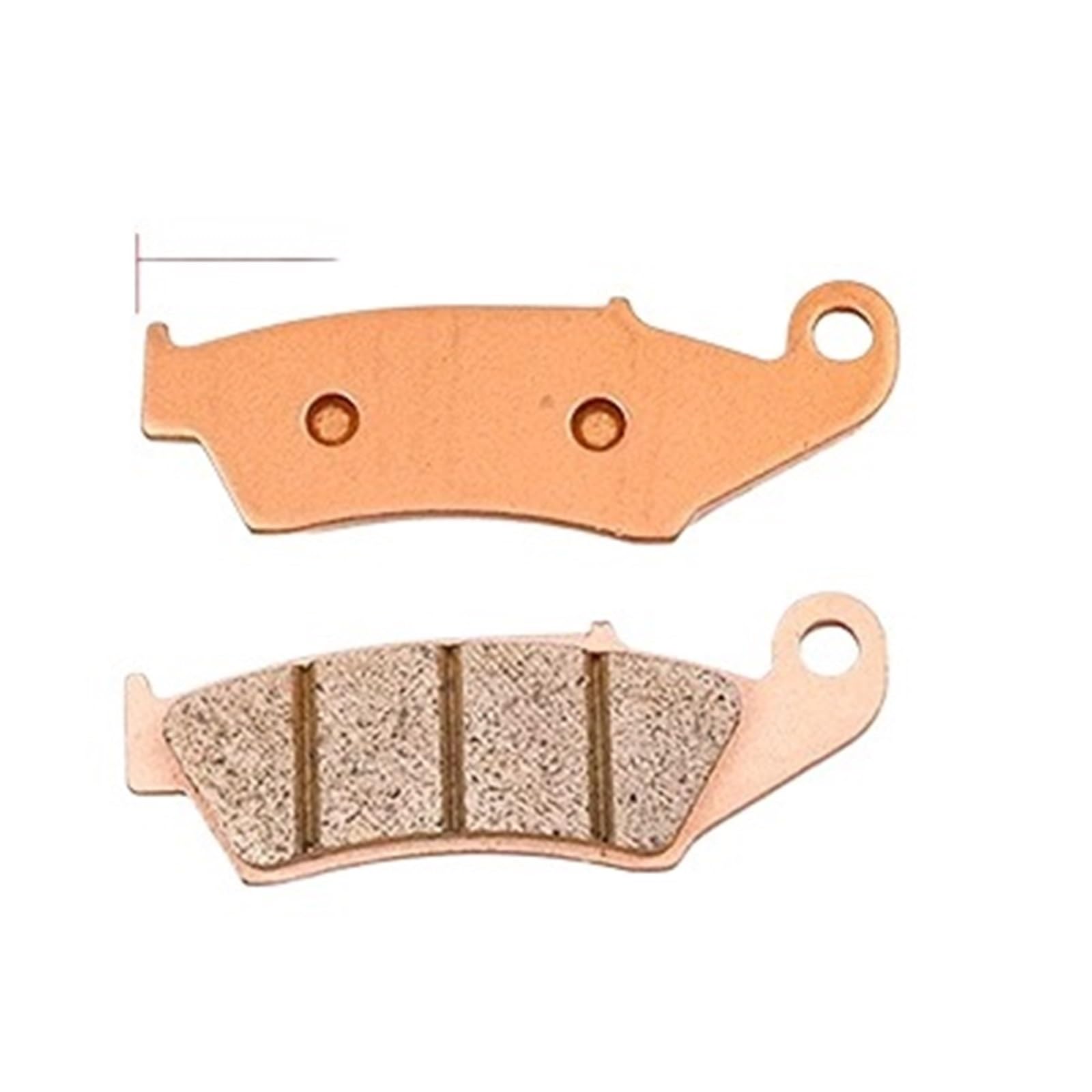 Bremsbeläge Motorrad Für CRF250R CRF 250R CRF250X CRF450 CRF 250 450 FRX Motard R2-R9 RA RB RC RD X5-X9 XB XC XD 2002-2013 Vorne Hinten Bremsbeläge Bremsbeläge(1pairs Front Copper) von Mtuqvma