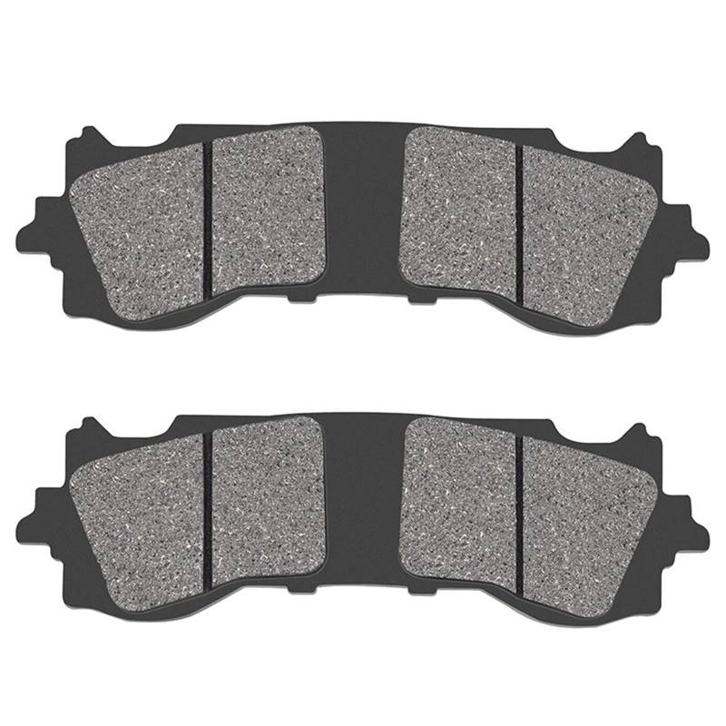 Bremsbeläge Motorrad Für GL1800B Für Goldwing J Manuelle GL1800BD GL1800D GL1800DA DCT Airbag GL 1800 B BD D DA 2018-2022 Motorrad Vorne Und Hinten Bremsbeläge Bremsbeläge(Front) von Mtuqvma