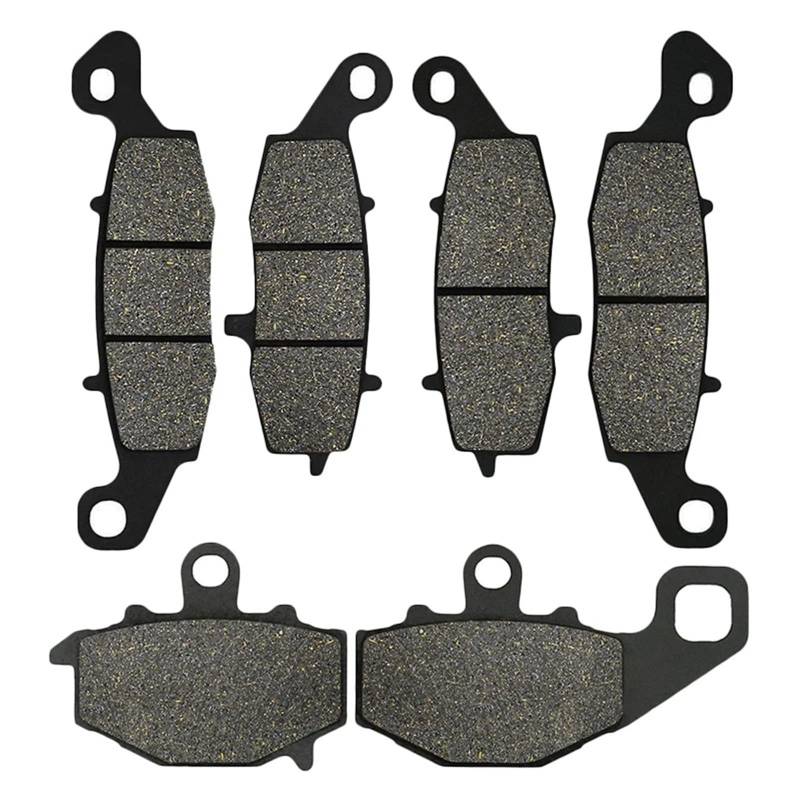 Bremsbeläge Motorrad Für Kawasaki KLE 650 Für Versys 07-14 EX650 Für Ninja 650 Ninja650 ER6F ER650 ER6N 06-16 Z750 Z750S ZR750 04-07 Motorrad Vorne Hinten Bremsbeläge Bremsbeläge(Front and Rear) von Mtuqvma