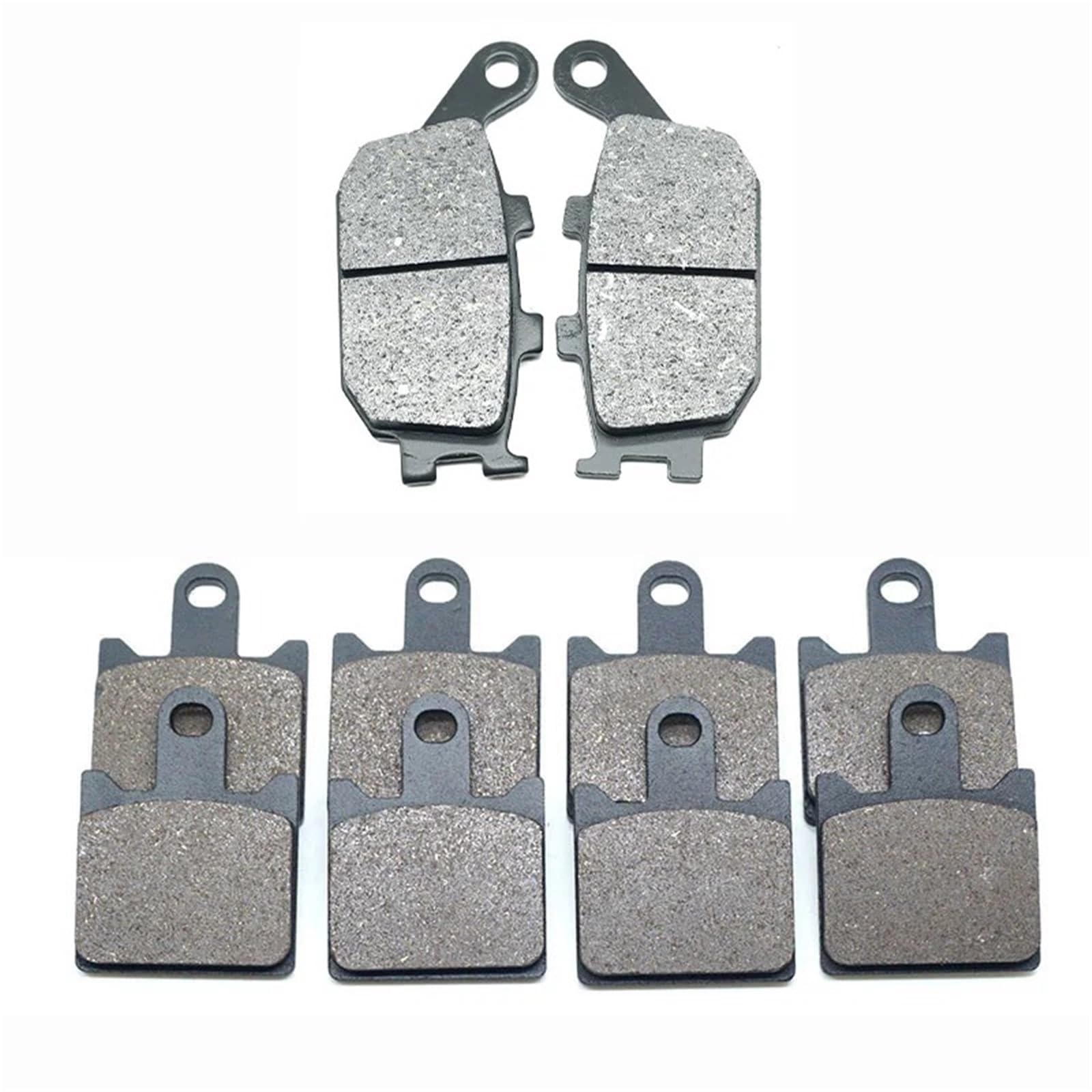 Bremsbeläge Motorrad Für Kawasaki Z1000 Z 1000 ABS 2007 2008 2009 Motorrad Vorne Und Hinten Bremsbeläge Kit Set Disc Bremsbeläge(Whole Set) von Mtuqvma