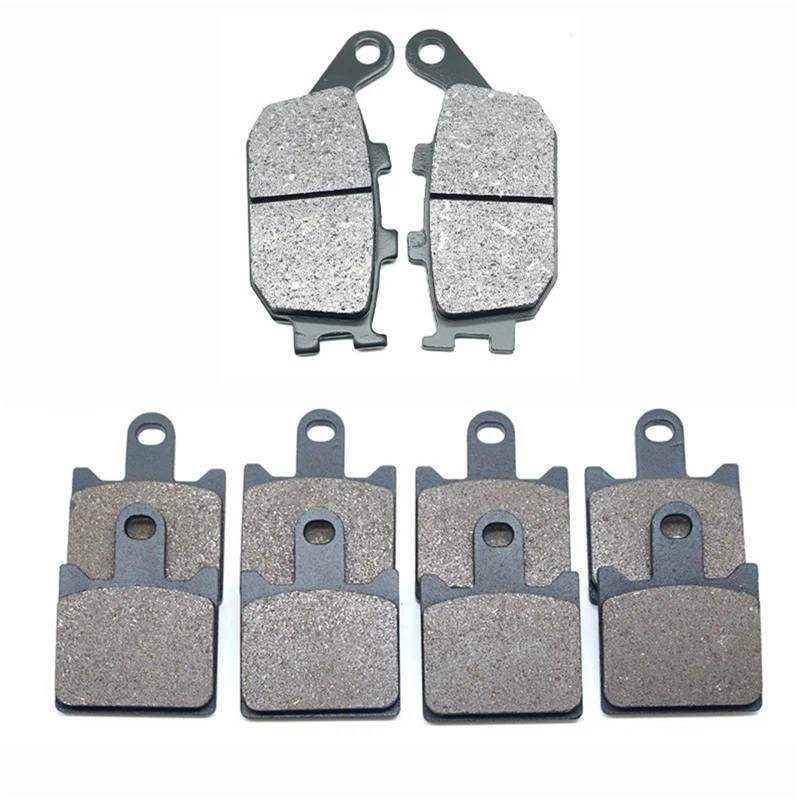 Bremsbeläge Motorrad Für Kawasaki Z1000 Z 1000 ABS 2007 2008 2009 Motorrad Vorne Und Hinten Bremsbeläge Kit Set Disc Bremsbeläge(Whole Set) von Mtuqvma