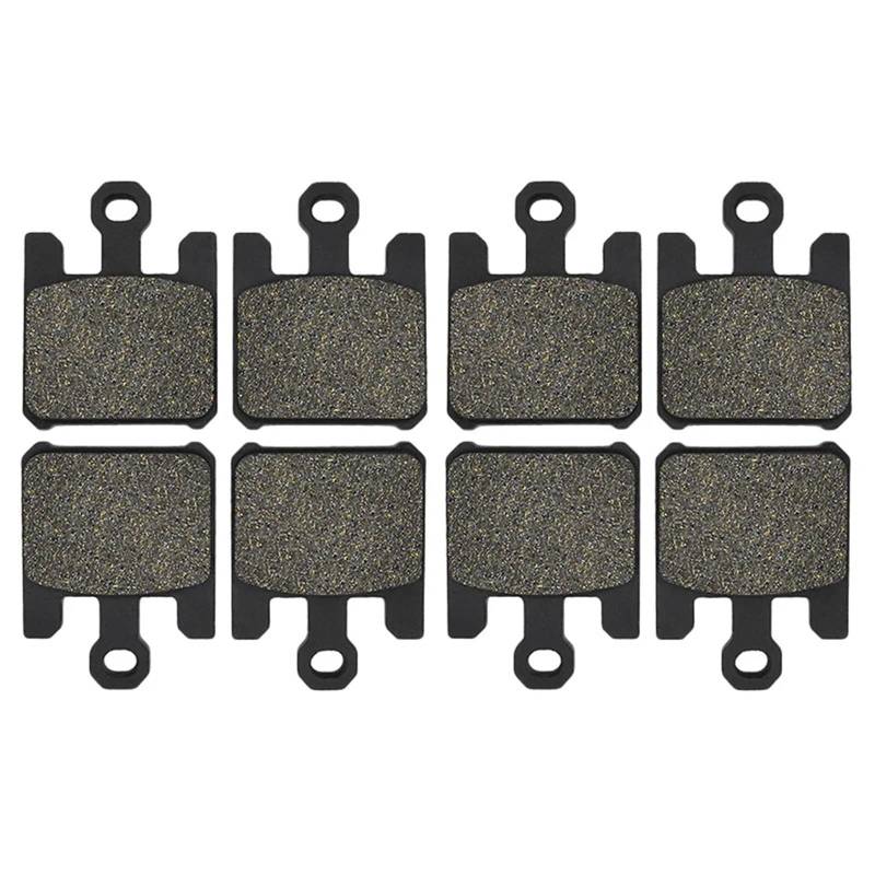 Bremsbeläge Motorrad Für Kawasaki ZX6R ZX636 ZX 6 R Für Ninja ZX 636 2003-2007 ZX 6RR ZX 600 2003-2006 ZX10R ZX 1000 2004-2007 Motorrad Vorne Hinten Bremsbeläge Bremsbeläge(2 Pairs Front) von Mtuqvma
