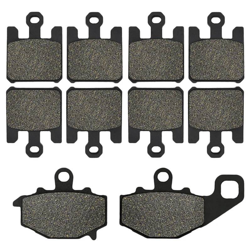 Bremsbeläge Motorrad Für Kawasaki ZX6R ZX636 ZX 6 R Für Ninja ZX 636 2003-2007 ZX 6RR ZX 600 2003-2006 ZX10R ZX 1000 2004-2007 Motorrad Vorne Hinten Bremsbeläge Bremsbeläge(Front and Rear) von Mtuqvma
