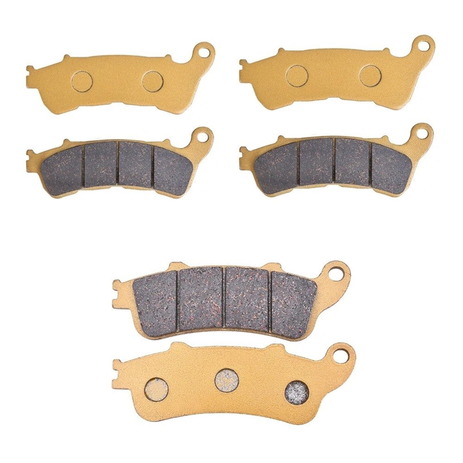 Bremsbeläge Motorrad Für ST 1300 VFR 800 Für A6 Für A8 A9 XL 1000 VA4-VA9 VVA VB 2004-2017 Motorrad Vorne Und Hinten Bremsbeläge Set Bremsbeläge(Front and Rear) von Mtuqvma
