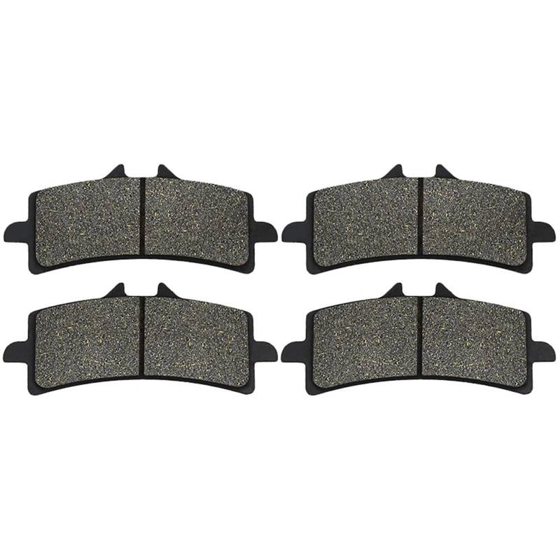 Bremsbeläge Motorrad Für Suzuki GSXR600 GSXR750 GSXR 600 750 2011-2021 GSXR1000 GSXR 1000 R GSXR1000R GSXS1000 GSXS 1000 2012-2021 Motorrad Vorne Hinten Bremsbeläge Bremsbeläge(2 Pairs Front) von Mtuqvma
