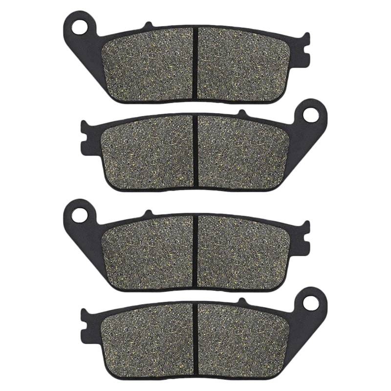 Bremsbeläge Motorrad Für VFR750F CBR750 FRC27 Superaero CBR1000F ST 1100 Pan European GL 1500 Walküre F6C Motorrad Vorne Und Hinten Bremsbeläge Bremsbeläge(2 Pairs Front) von Mtuqvma