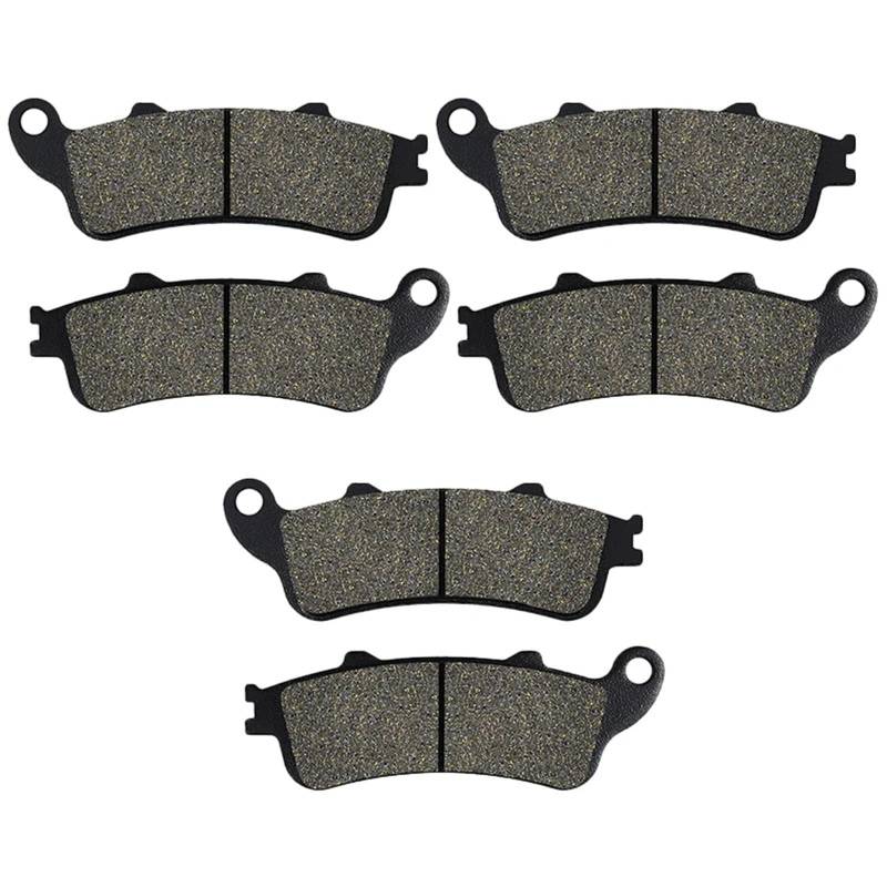 Bremsbeläge Motorrad Für VFR800 VFR 800 Interceptor NT650 NT 650 V2 V3 V4 V5 1998 1999 2000 2001 2002 2003 2004 2005 Motorrad Vorne Hinten Bremsbeläge Bremsbeläge(3pairs) von Mtuqvma