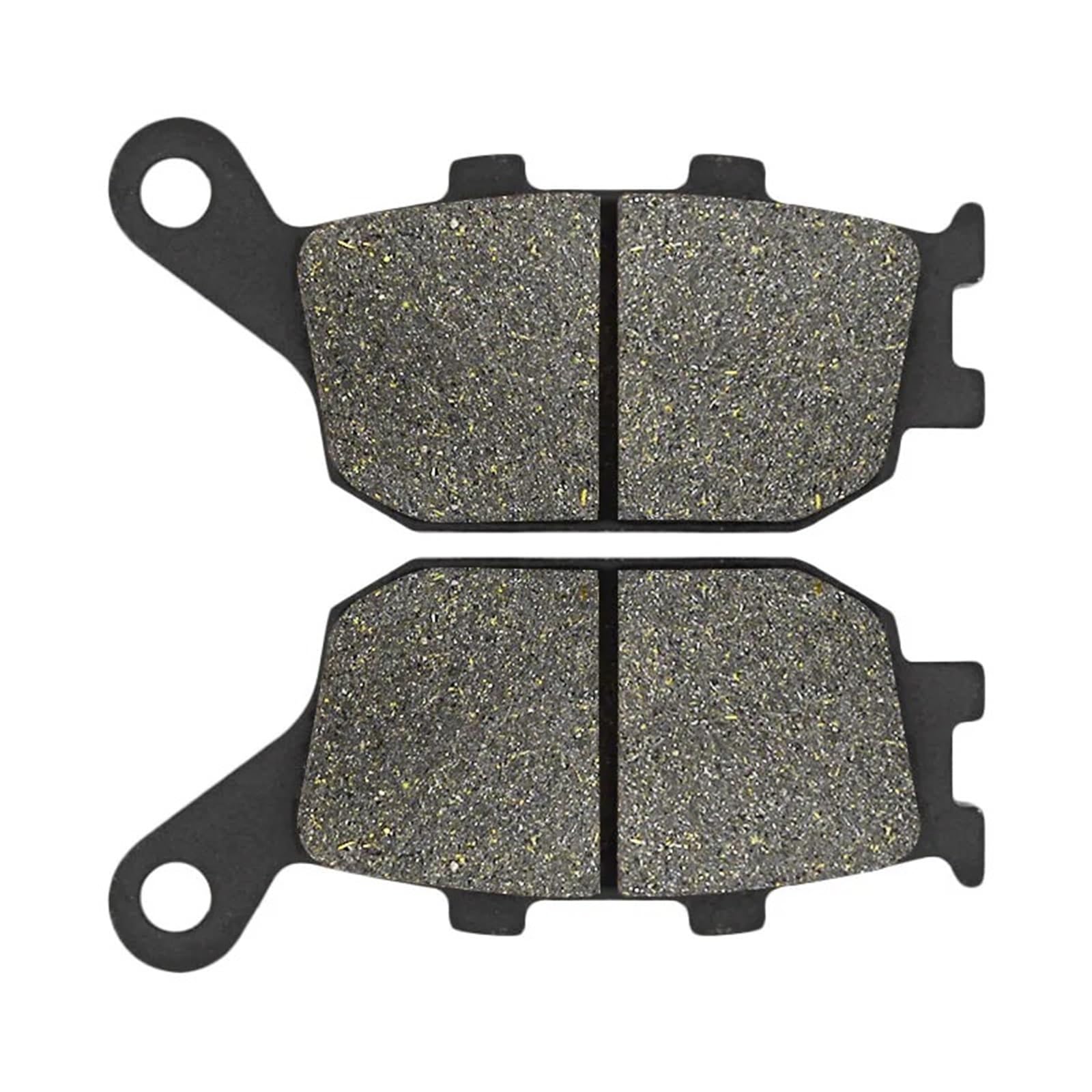 Bremsbeläge Motorrad Für YZF600 R6 YZF R6S FZ6 FZ8 Fazer 8 Naked FZ1 FZS 1000 YZFR1 MT07 MT09 MT10 Für Tracer 900 Motorrad Vorne Hinten Bremsbeläge Bremsbeläge(1 Pair Rear) von Mtuqvma