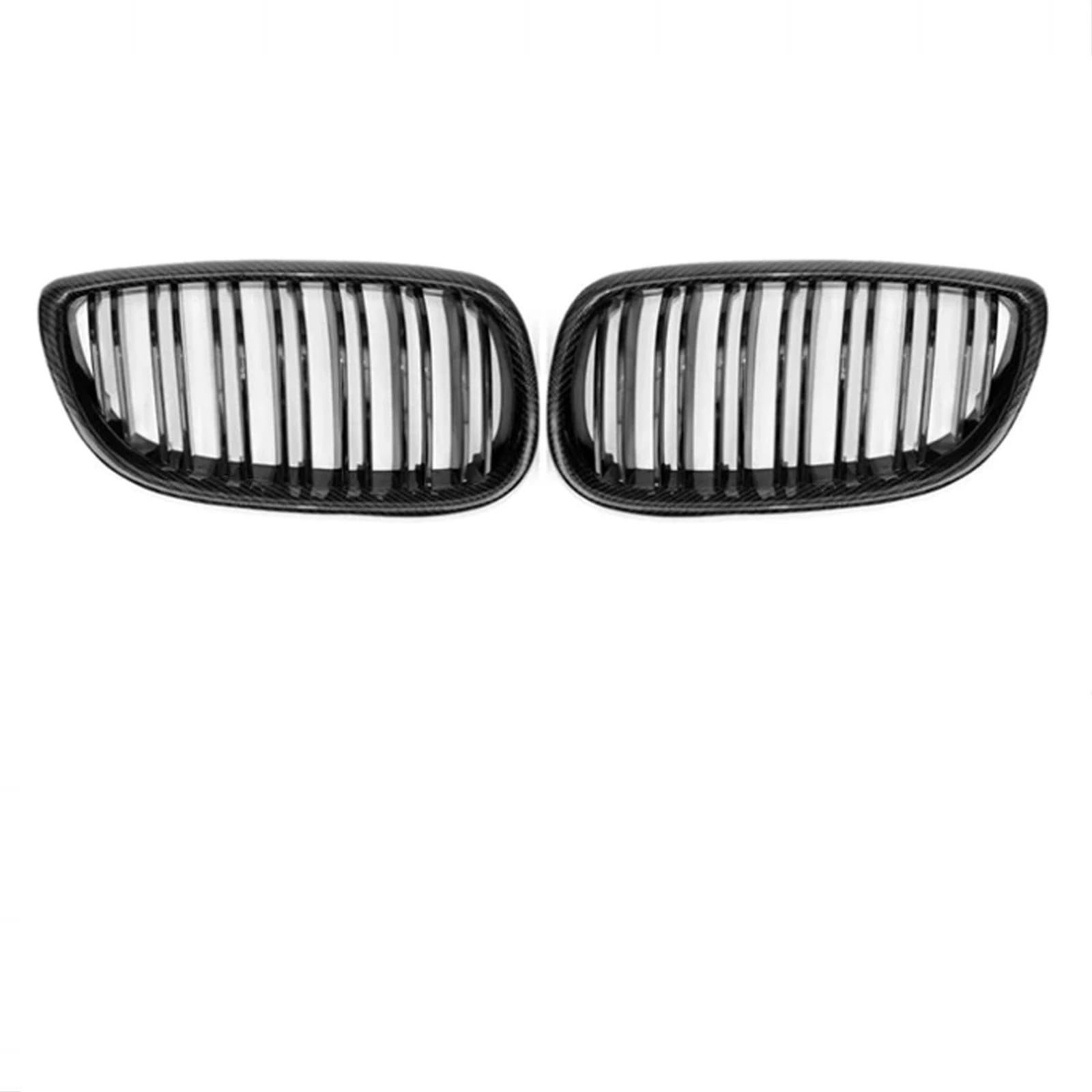 Front Kühlergrille Frills Für 3er E92 E93 M3 2-Türer 2006-2009 2010-2013 Frontnierengrills Kühlergrill Sport Für M-Stil Auto-Tuning-Zubehör Frontstoßstangenmaske(06-09 GB Dual Slat) von Mtuqvma
