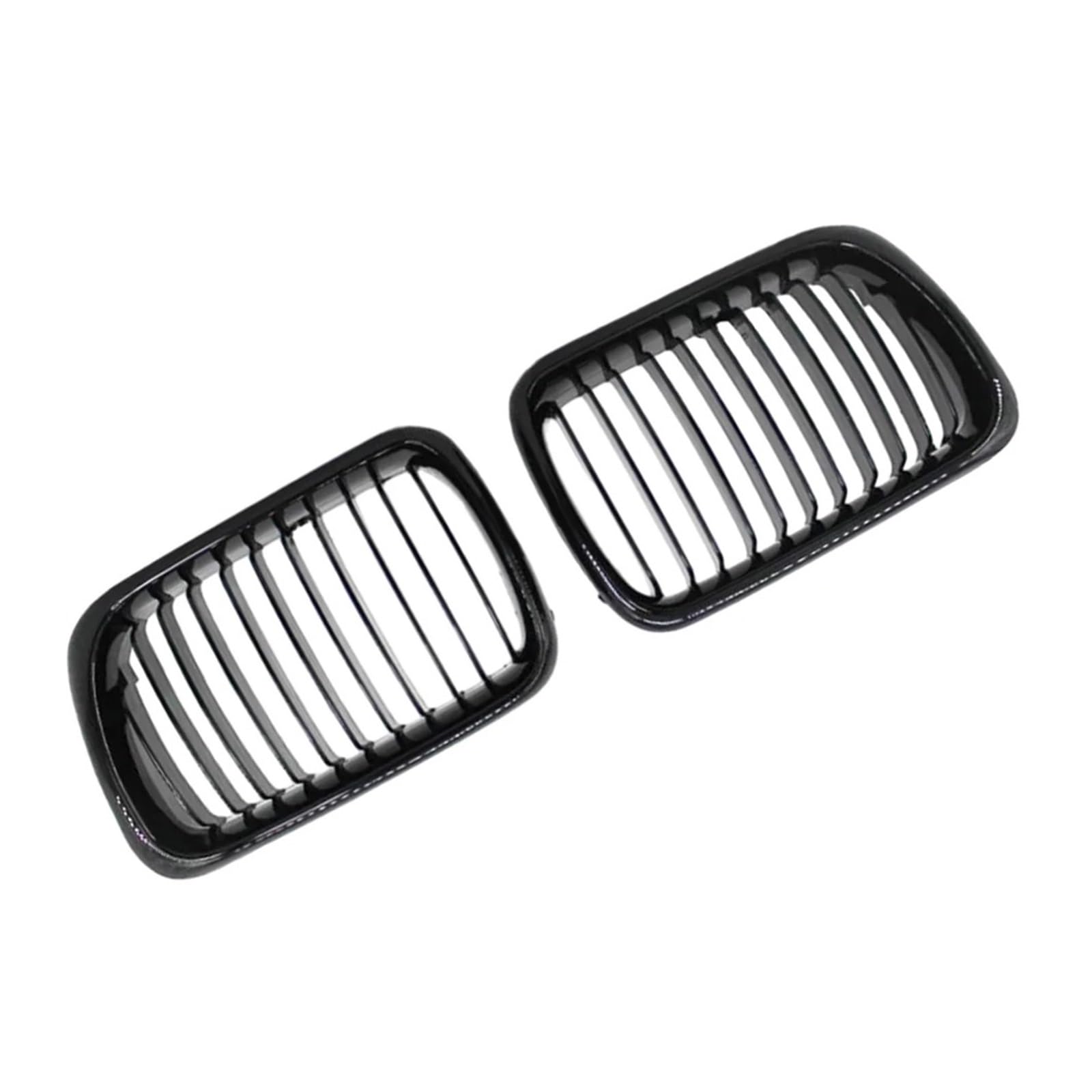 Front Kühlergrille Frills Für 3er-Reihe Für Compact Für Touring E36 1997 1998 1999 Matt/Glanz Schwarz 2 Stück Auto Frontstoßstange Nierengrill Racing Grills Gitter Frontstoßstangenmaske(Gloss Black) Front Kühlergrille Frills Für 3er-Reihe Für Compact Für Touring E36 1997 1998 1999 Matt/Glanz Schwarz 2 Stück Auto Frontstoßstange Nierengrill Racing Grills Gitter Frontstoßstangenmaske(Gloss Black) von Mtuqvma