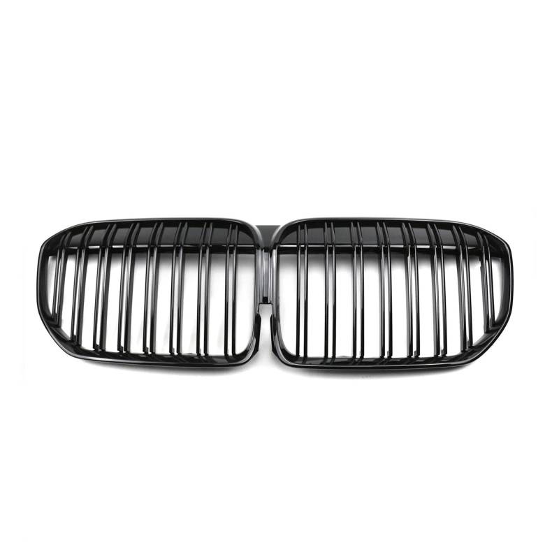 Front Kühlergrille Frills Für 7 Series G11 G12 730i 740i 750i 740e 730d 2020 2021 2022 Auto Vorderen Stoßfänger Niere Kühlergrill Haube Racing Grills Auto Teile Frontstoßstangenmaske(2-Slat) von Mtuqvma