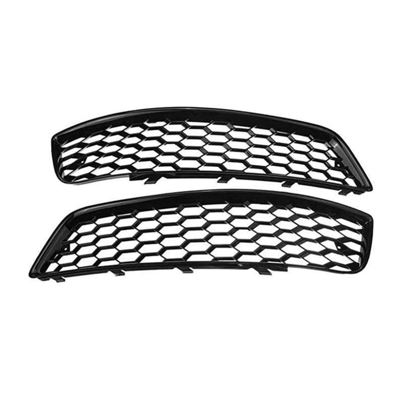 Front Kühlergrille Frills Für A3 8P 2009 2010 2011 2012 2013 2 Stücke Nebelscheinwerfer Kühlergrill Glänzend Schwarz Auto Nebelscheinwerfer Kühlergrill Grill Abdeckung Frontstoßstangenmaske(2pcs C) von Mtuqvma