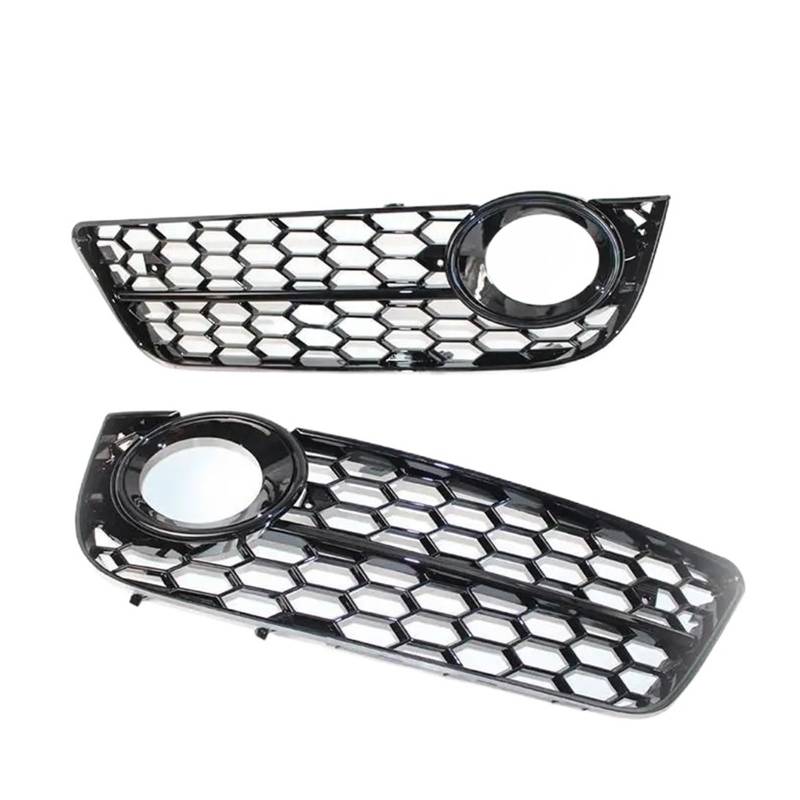 Front Kühlergrille Frills Für A5 Für A 5 Für Coupe Für Sportback 2008 2009 2010 2011 OE 8T0807682 8T0807681 Frontstoßstange Honeycomb Mesh Grill Auto Frontstoßstangengrill Frontstoßstangenmaske von Mtuqvma