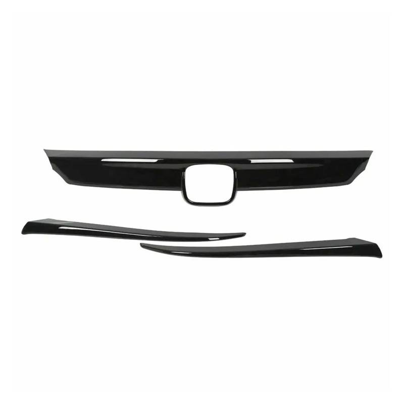 Front Kühlergrille Frills Für Accord 2018 2019 2020 ABS Glänzend Schwarz Lippe Kühlergrill Abdeckung Formteil Trim Motorhaube Dekorative Streifen Frontstoßstangenmaske von Mtuqvma
