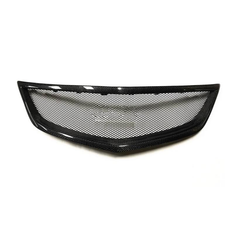 Front Kühlergrille Frills Für Acura ILX 2013 2014 2015 Racing Grills Kühlergrill Carbon Fiber Fiberglas Honeycomb Stil Auto Oberen Stoßfänger Haube Mesh Grid Frontstoßstangenmaske(Carbon Fiber) von Mtuqvma