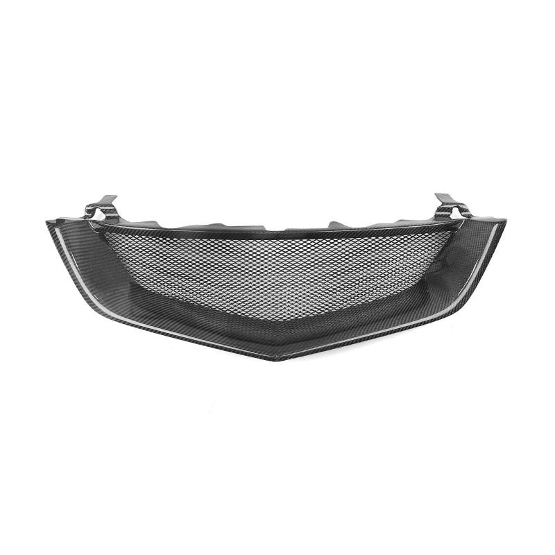 Front Kühlergrille Frills Für Acura TL 3.2L 2002 2003 Kühlergrill Racing Grill Real Carbon Fiber/Fiberglas Oberen Stoßfänger Haube Mesh Kühler Gitter Frontstoßstangenmaske(Real Carbon Fiber) von Mtuqvma