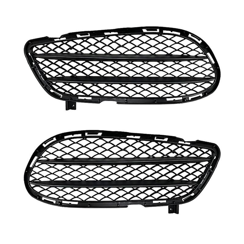 Front Kühlergrille Frills Für Benz Für CLS-Klasse C218 CLS260 CLS300 2015-2017 Für AMG Frontstoßstange Entlüftungsabdeckung Verkleidung Nebelscheinwerfer Kühlergrill Frontstoßstangenmaske von Mtuqvma
