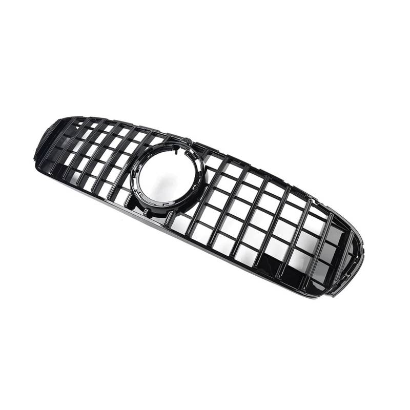 Front Kühlergrille Frills Für Benz Für GLC-Klasse W253 Für X253 GLC260 GLC300 Sport 2020 2021 2022 Für GTR Style Auto Frontstoßstangengrill Oberer Kühlergrill Frontstoßstangenmaske(Schwarz) von Mtuqvma