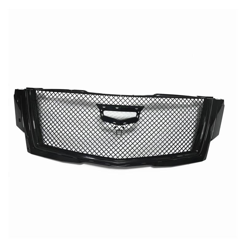 Front Kühlergrille Frills Für Cadillac Für Escalade 2015 2016 2017 2018 2019 2020 Kühlergrill Racing Grill Waben Stil Schwarz Oberen Stoßfänger Haube Mesh Gitter Frontstoßstangenmaske von Mtuqvma