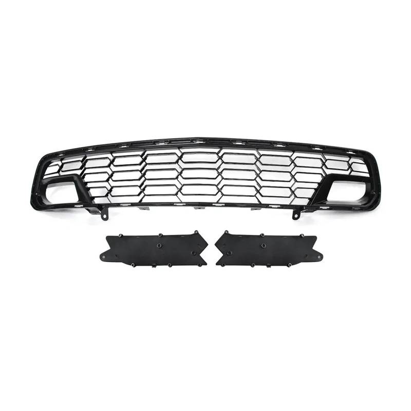 Front Kühlergrille Frills Für Chevrolet Für Corvette C7 Grill Z06 Z51 2014-2019 Front Lower Grille Carbon Flash Front Lufteinlass Gitter Grill Kühler Mesh Grill Frontstoßstangenmaske(With Camera Hole) von Mtuqvma