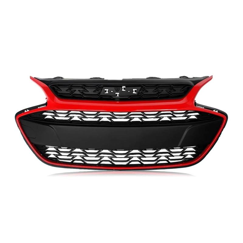 Front Kühlergrille Frills Für Chevrolet Für Spark 2019-2022 Frontstoßstangengrill Modifizierter Grill Ersetzen Sie Vorderen Oberen Kühlergrill Haubengrills Kühlergrillbaugruppe Frontstoßstangenmaske von Mtuqvma