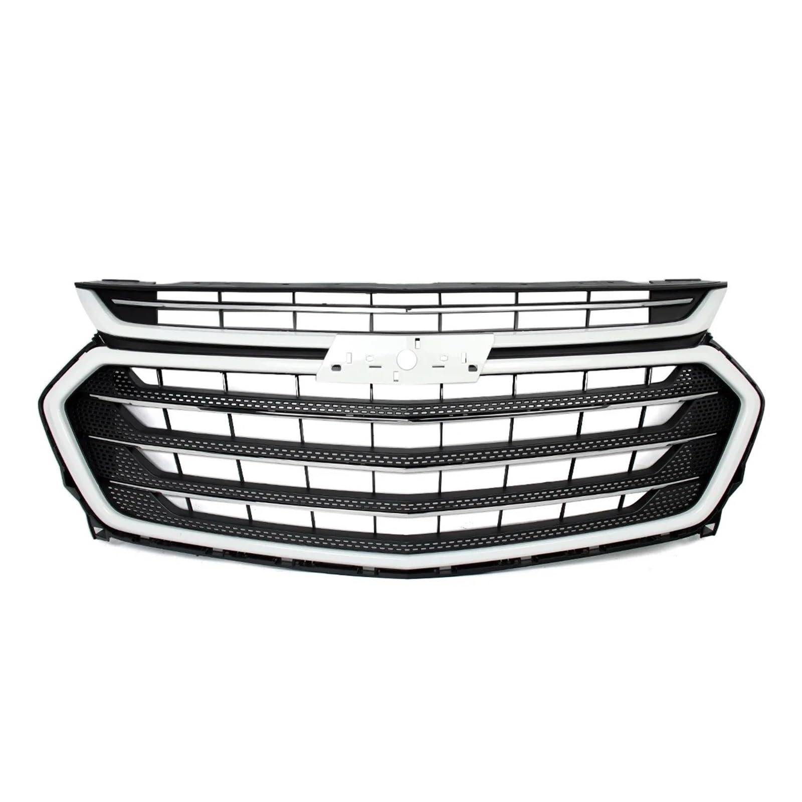 Front Kühlergrille Frills Für Chevrolet Für Traverse 2018-2021 Weißer Frontstoßstangen-Obergrill Fronthaubengrills Kühlergrillgitter Modifizierte Kühlergrillbaugruppe Frontstoßstangenmaske Front Kühlergrille Frills Für Chevrolet Für Traverse 2018-2021 Weißer Frontstoßstangen-Obergrill Fronthaubengrills Kühlergrillgitter Modifizierte Kühlergrillbaugruppe Frontstoßstangenmaske von Mtuqvma