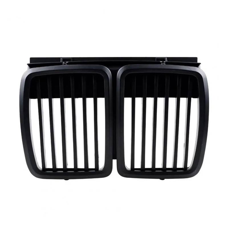 Front Kühlergrille Frills Für E30 Für M40 1982-1994 51131884350 1 Paar Auto Gitter Mesh Blatt Matte Schwarz Front Racing Grill Frontstoßstangenmaske von Mtuqvma