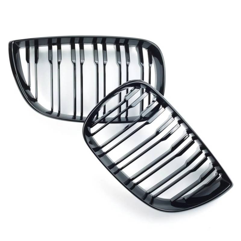 Front Kühlergrille Frills Für E81 E87 2004-2007 Für M Für Sport Paar Auto Front Nierengrill Pre-Facelift Renngrills Gitter Auto ABS Grill Zubehör Frontstoßstangenmaske von Mtuqvma