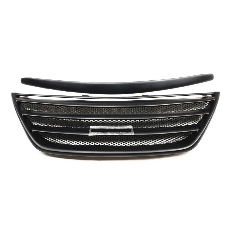 Front Kühlergrille Frills Für Hyundai Für Genesis 2009–2014 Limousine Sport Kühlergrill + Halterung Trim Carbon Fiber/Fiberglas Oberen Stoßfänger Haube Mesh Grid Frontstoßstangenmaske(Fiberglass) von Mtuqvma