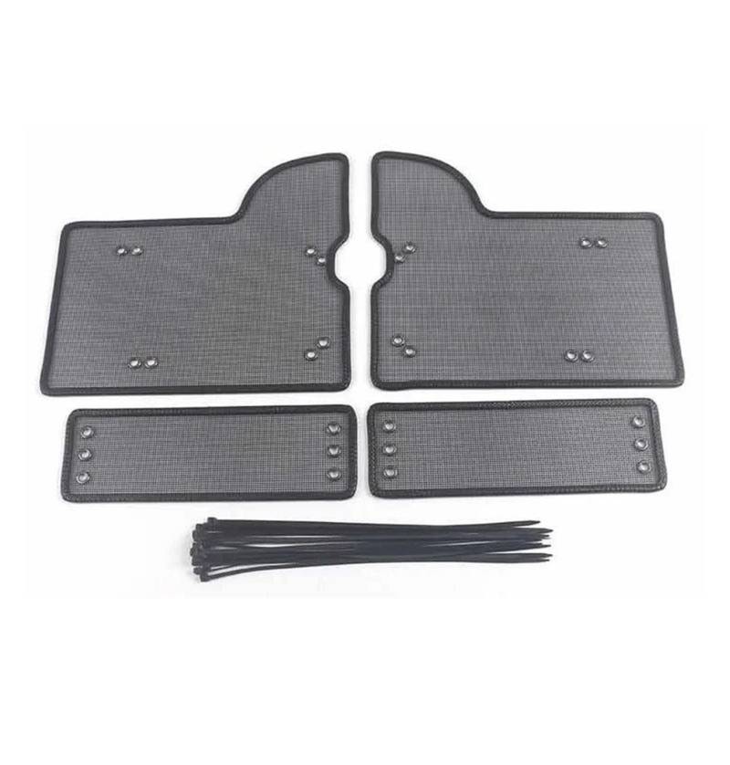 Front Kühlergrille Frills Für Hyundai Für Palisade 2021 2022 2023 Edelstahl Insekten Kühlergrill Netzabdeckung Grille Screening Mesh Schwarz Auto Styling Zubehör Frontstoßstangenmaske(2021-2022) von Mtuqvma