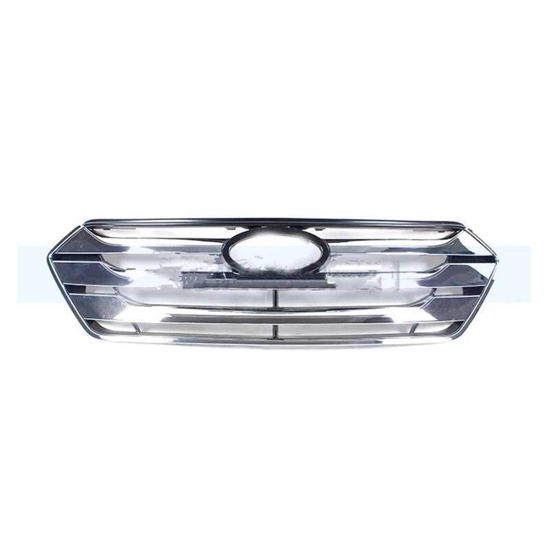 Front Kühlergrille Frills Für Hyundai Für Santa Fe Für IX45 2013 2014 2015 Renngrills Auto Mesh Grill Frontstoßstangengrill Kühlergrill Frontstoßstangenmaske(Chrome Plating) von Mtuqvma