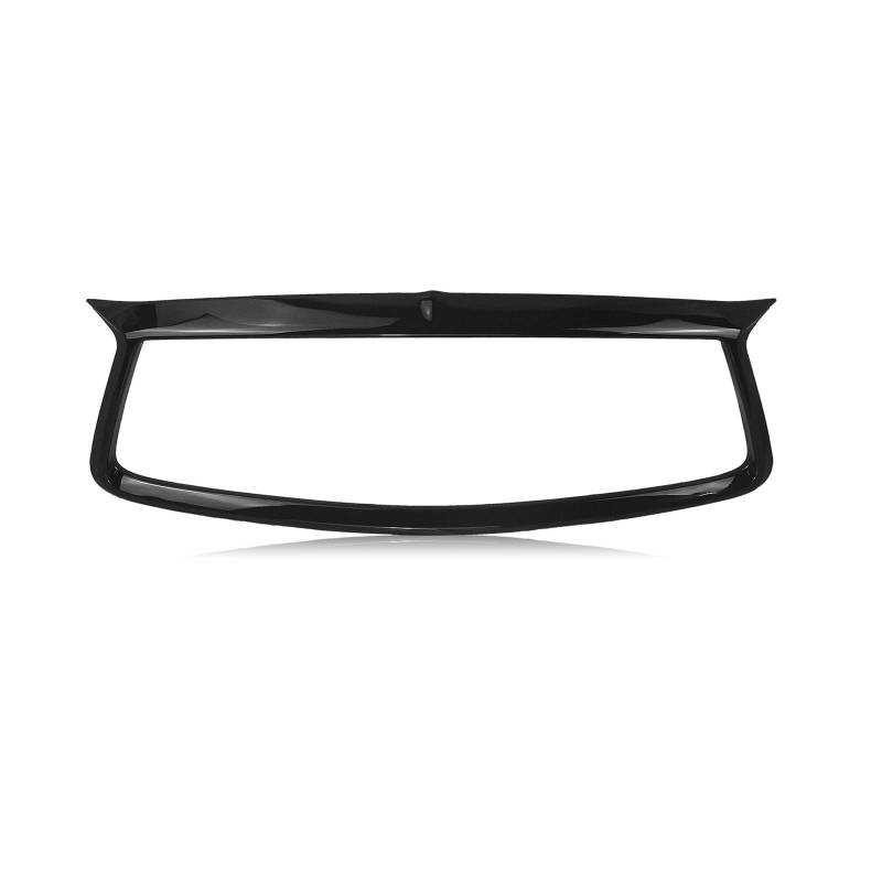 Front Kühlergrille Frills Für Infiniti Q60 Coupé 2017–2021 Frontgrill-Verkleidungsauflage, Glänzend Schwarz, Zusatzblende Für Obere Stoßstange, Haubengrillrahmen Frontstoßstangenmaske(Glossy Black) von Mtuqvma
