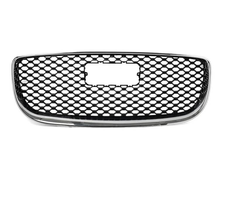 Front Kühlergrille Frills Für Jaguar XJ 2016 2017 2018 2019 2020 C2D35725 C2D43033 C2D43046 Auto Vorderen Stoßfänger Kühlergrill Netz Grid ABS Kunststoff Frontstoßstangenmaske(Sliver Black) von Mtuqvma