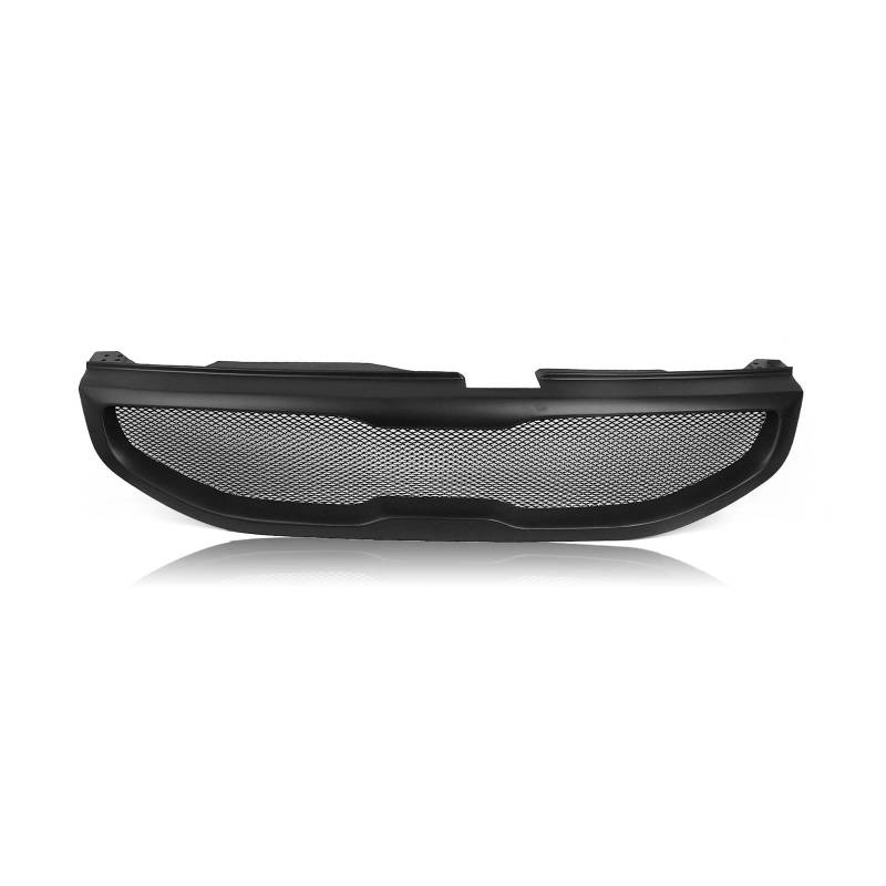 Front Kühlergrille Frills Für Kia Sportage 2013-2015 Kühlergrill Racing Grill Echt Carbon Fiber/Fiberglas Waben Stil Oberen Stoßfänger Haube Mesh Grid Frontstoßstangenmaske(Fiberglass) von Mtuqvma