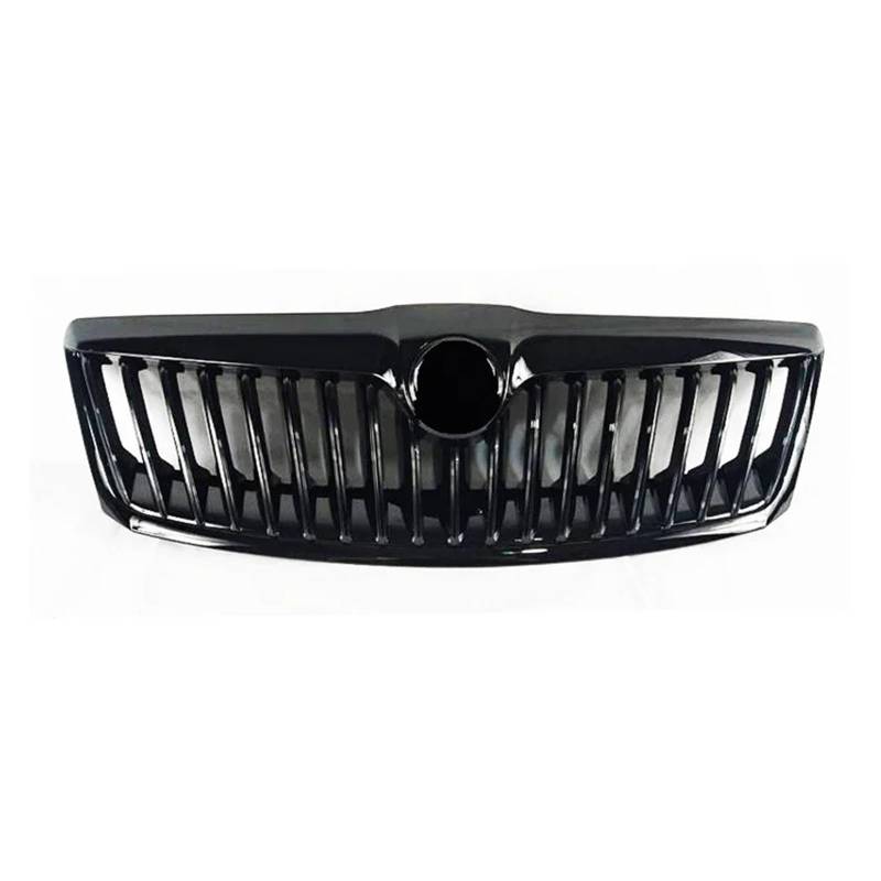 Front Kühlergrille Frills Für Skoda Für Octavia Grill 2010-2013 Frontstoßstangengrill Racing Frontstoßstangen-Bodykit Zubehör Autoteile Lufteinlassgitter Frontstoßstangenmaske(Bright Black) von Mtuqvma