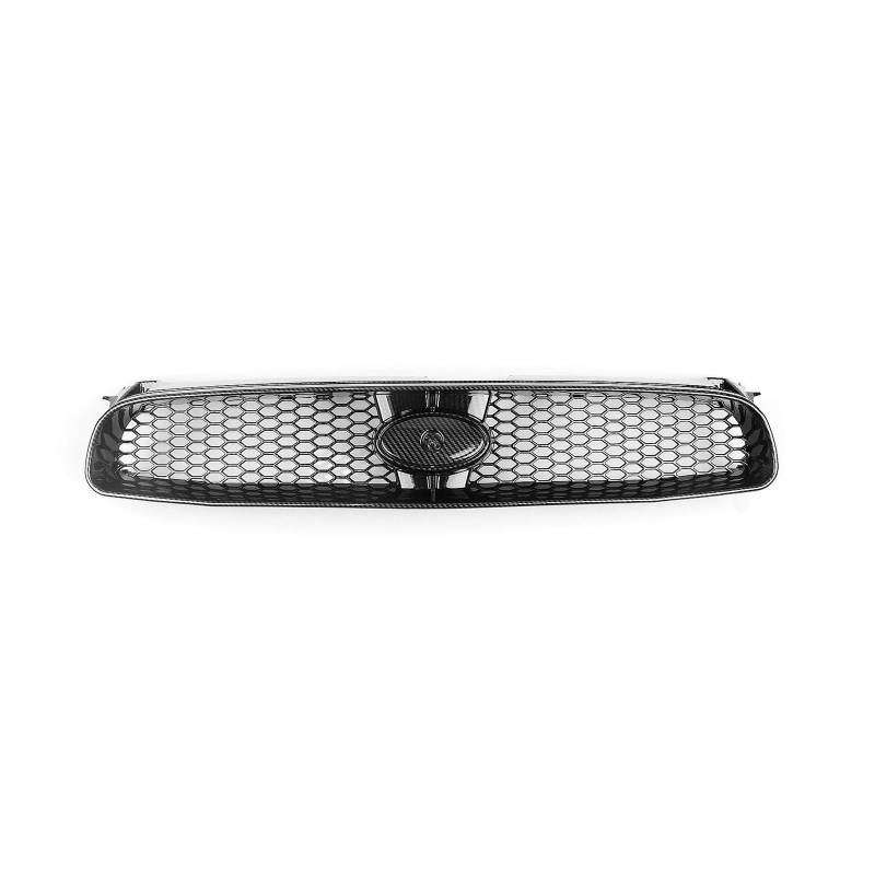 Front Kühlergrille Frills Für Subaru Für Impreza 8. 2004 2005 Kühlergrill Racing Grill Carbon Fiber Look/Glanz/Matt Schwarz Auto Oberen Stoßfänger Haube Mesh Grid Frontstoßstangenmaske(Carbon Fiber Lo von Mtuqvma