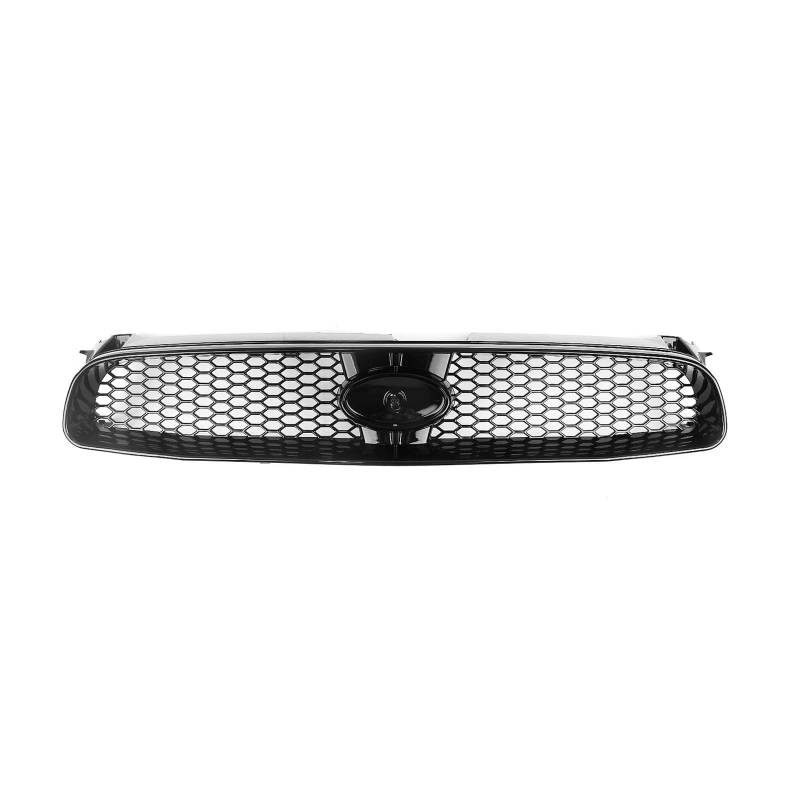 Front Kühlergrille Frills Für Subaru Für Impreza 8. 2004 2005 Kühlergrill Racing Grill Carbon Fiber Look/Glanz/Matt Schwarz Auto Oberen Stoßfänger Haube Mesh Grid Frontstoßstangenmaske(Gossy Black) von Mtuqvma