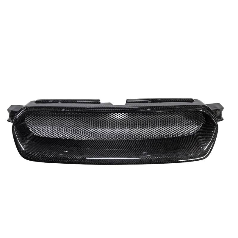 Front Kühlergrille Frills Für Subaru Für Legacy BP5 BL5 BL BP STi JDM 2003 2004 2005 Kühlergrill Racing Grill Fiberglas/Carbon Fiber Oberen Stoßfänger Haube Mesh Frontstoßstangenmaske(Real Carbon Fibe von Mtuqvma