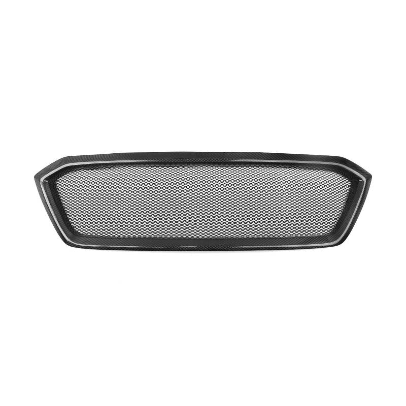 Front Kühlergrille Frills Für Subaru Für Levorg 2018-2020 Nur Frontgrill Racing Grill Real Carbon Fiber/Fiberglas Oberen Stoßfänger Haube Mesh Gitter Frontstoßstangenmaske(Real Carbon Fiber) von Mtuqvma