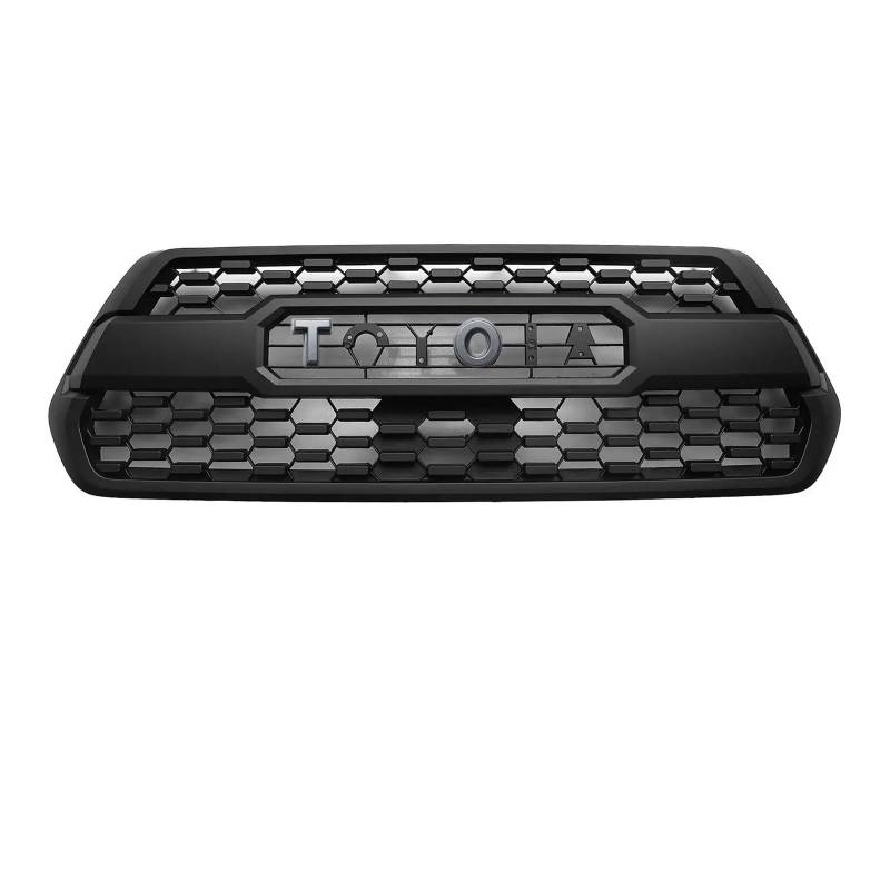 Front Kühlergrille Frills Für Toyota Für Tacoma SR Für SR5 TRD 2016-2021 2022 Frontschürze Kühlergrill Auto Refit Zubehör Auto Front Air Intake Frontstoßstangenmaske von Mtuqvma