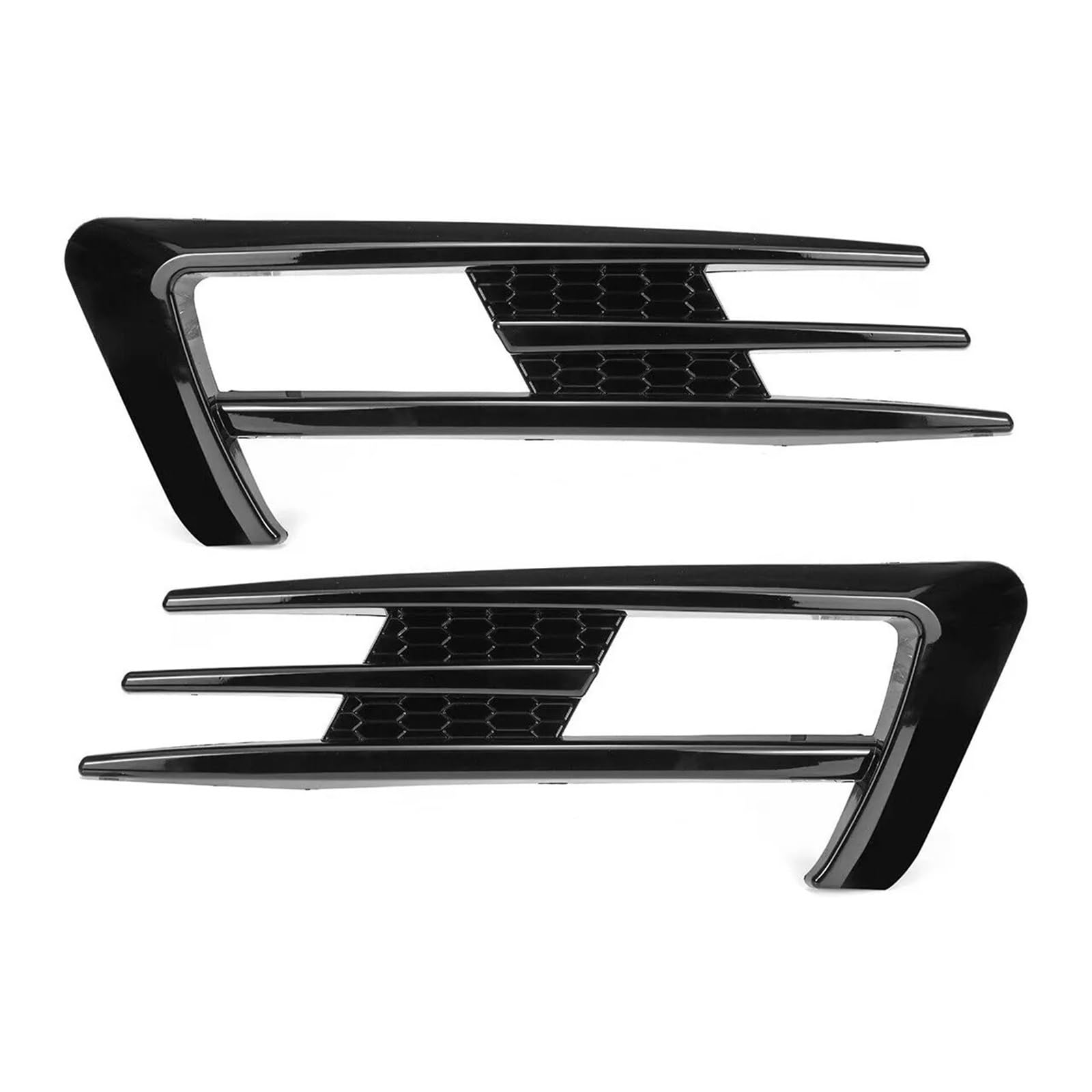 Front Kühlergrille Frills Für VW Für Golf 7 MK7 2014-2017 Nebelscheinwerferabdeckung Kühlergrillverkleidung Frontstoßstange Seitenlampe Entlüftungsöffnung Ansaugrahmen Grill Frontstoßstangenmaske(Glos Front Kühlergrille Frills Für VW Für Golf 7 MK7 2014-2017 Nebelscheinwerferabdeckung Kühlergrillverkleidung Frontstoßstange Seitenlampe Entlüftungsöffnung Ansaugrahmen Grill Frontstoßstangenmaske(Glos von Mtuqvma
