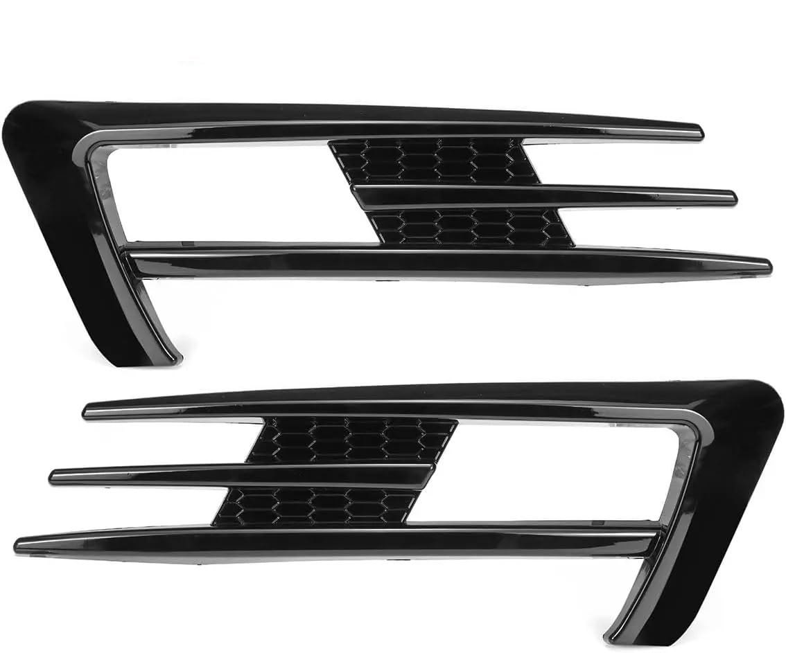 Front Kühlergrille Frills Für VW Für Golf 7 MK7 Für GTI 2014 2015 2016 2017 Paar Auto Front Nebelscheinwerfer Kühlergrill Grill Nebelscheinwerfer Unterer Stoßfängergrill Frontstoßstangenmaske(Glossy B Front Kühlergrille Frills Für VW Für Golf 7 MK7 Für GTI 2014 2015 2016 2017 Paar Auto Front Nebelscheinwerfer Kühlergrill Grill Nebelscheinwerfer Unterer Stoßfängergrill Frontstoßstangenmaske(Glossy B von Mtuqvma