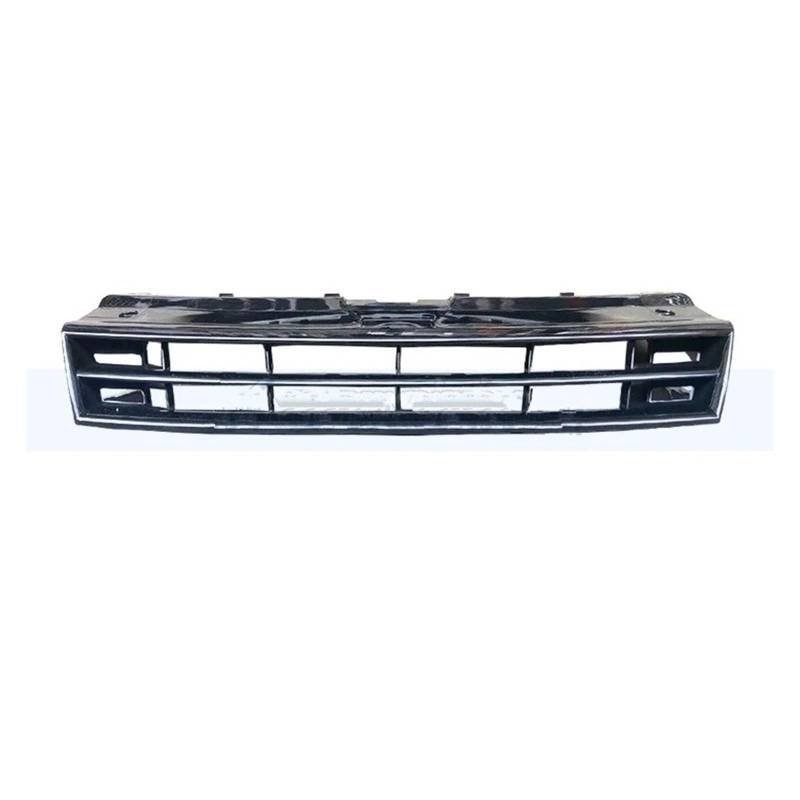 Front Kühlergrille Frills Für VW Für Polo 2011-2018 Racing Grills Auto Mesh Grill Front Stoßstange Kühlergrill Frontstoßstangenmaske(Bright Black) von Mtuqvma