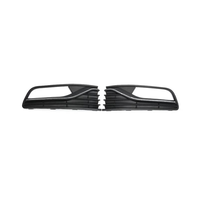 Front Kühlergrille Frills Für VW Für Polo 6R 2014 2015 2016 2017 1 Paar Frontstoßstange Nebelscheinwerfer Abdeckung Grill Kühlergrill Frontgrill Dekorative Abdeckung Frontstoßstangenmaske(A Pair) von Mtuqvma