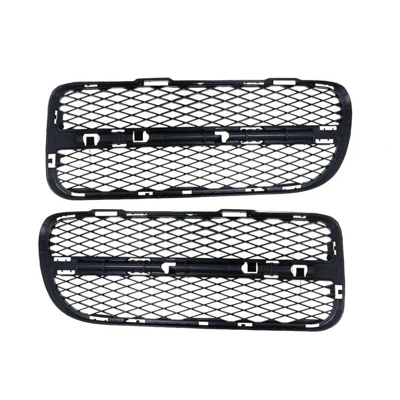 Front Kühlergrille Frills Für VW Für Touareg 2003 2004 2005 2006 7L6853666A 7L6853665A 1pc Auto Front Lower Bumper Nebel Licht Kühlergrill Kunststoff Schwarz Frontstoßstangenmaske(Front Right) von Mtuqvma