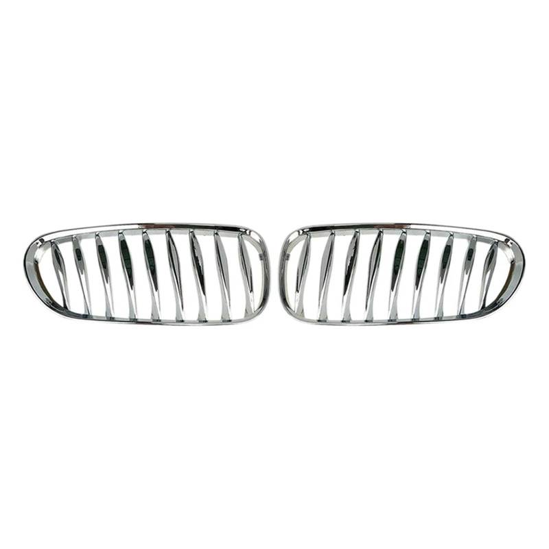 Front Kühlergrille Frills Für Z4 E85 E86 2003-2009 51117117757 51117117758 Front Zaun Grill Grille ABS Chrom Frontstoßstangenmaske von Mtuqvma