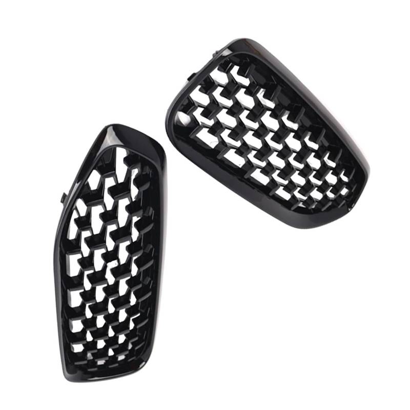 Front Kühlergrille Frills Für Z4 G29 2019 2020 2021 2022 Frontstoßstange Haube Nierengrill Renngitter Ersatz Doppellinie/Diamant Meteor Stil Frontstoßstangenmaske(Black Meteor) von Mtuqvma