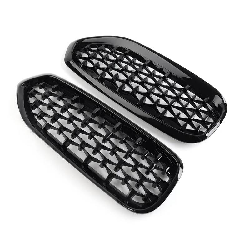 Front Kühlergrille Frills Für Z4 G29 20I 30I M40I 2019 2020 2021 2022 2023 2 Stücke Meteor Stil Auto Vorderen Stoßfänger Center Niere Grill Glänzend Schwarz Frontstoßstangenmaske von Mtuqvma