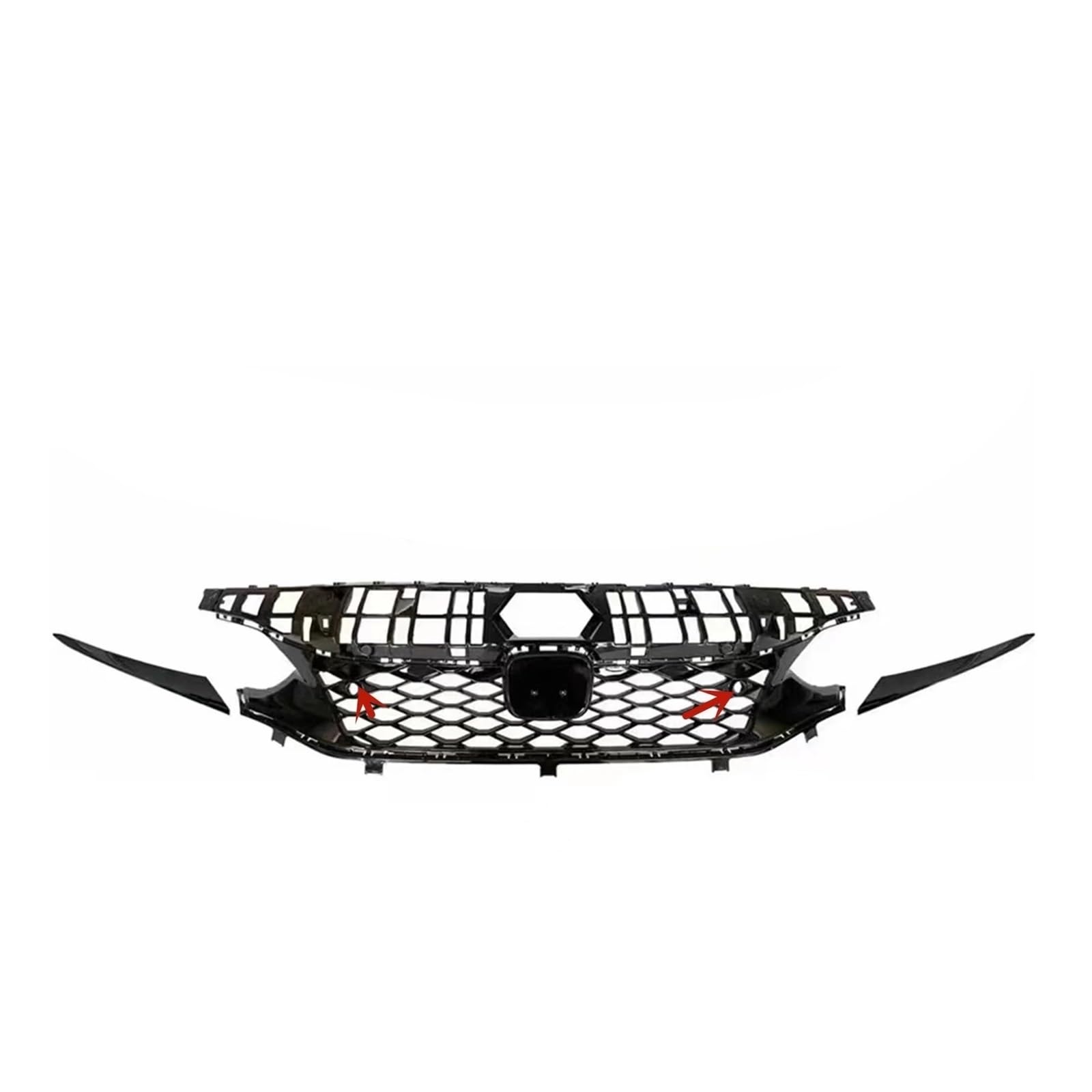 Front Kühlergrille Frills Nur Für Civic 11th Fließheck 2022 2023 2024 Für Typ Für R-Stil Kühlergrill Racing Grill Mesh Grid Obere Stoßstangenhaubenabdeckung Frontstoßstangenmaske(with Sensor Hole) Front Kühlergrille Frills Nur Für Civic 11th Fließheck 2022 2023 2024 Für Typ Für R-Stil Kühlergrill Racing Grill Mesh Grid Obere Stoßstangenhaubenabdeckung Frontstoßstangenmaske(with Sensor Hole) von Mtuqvma