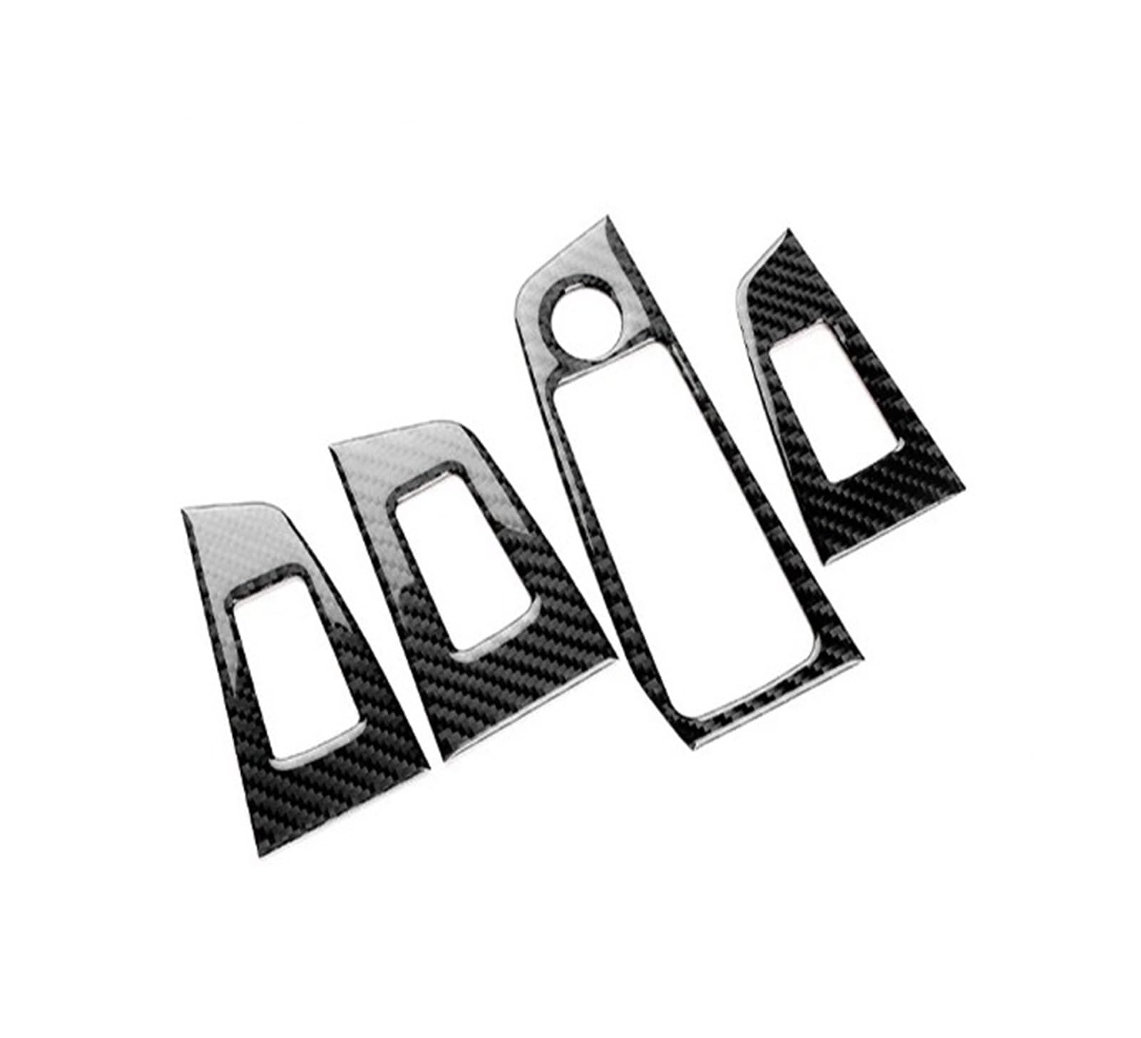 Mittelkonsole Dekor Für 1 2 Serie F40 F44 2020-2024 Auto Tür Fenster Schalter Heber Panel Innen Aufkleber Zubehör Carbon Faser Interieurleisten(Black Carbon RHD) von Mtuqvma